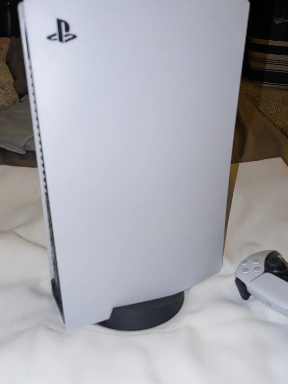 Sony PlayStation 5 Console with DualSense Controller - White and Black